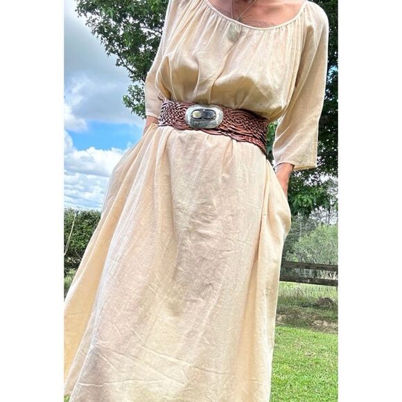 Vintage SISTERGOLDEN
Moroccan Wide Buckle Belt XL